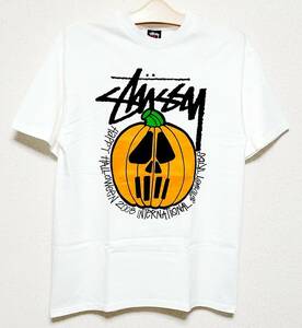 超激レア！新品タグ付き！STUSSY ステューシー/ハロウィン2008限定Tシャツ M 白ホワイト/入手困難デッドストック希少！