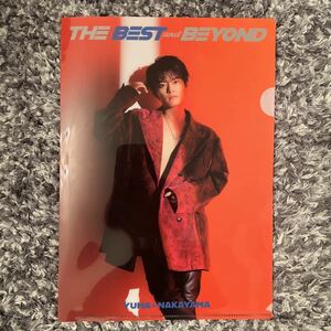 中山優馬 ベストアルバム『THE BEST and BEYOND (初回生産限定盤) 』先着購入者特典 A4クリアファイル NYC 山田涼介知念侑李 少年忍者 織山