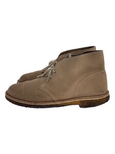 Clarks◆ブーツ/UK9.5/BEG/スウェード/31695