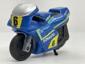 ■★サントリーボス　走る！最速バイクコレクション　MotoGP YAMAHA 1987 YZR500（青・No.6）