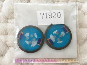 ★新品★トラック 空 ボタン 2個セット★ハンドメイド 入園 入学グッズ