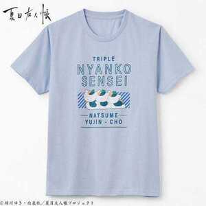 即決 夏目友人帳 ニャンコ先生 メンズTシャツ【M】新品タグ付き 