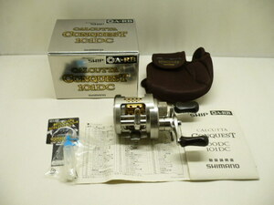 中古 美品 シマノ ０４ カルカッタ コンクエスト 101 DC SHIMANO 04 CALCUTTA CONQUEST 101 DC 左巻