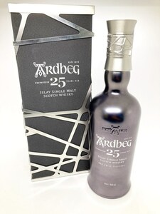 ◆◆【古酒】ARDBG アードベッグ 25年 シングルモルト スコッチ ウイスキー 箱付 未開栓 700ml 46％　oi◆◆