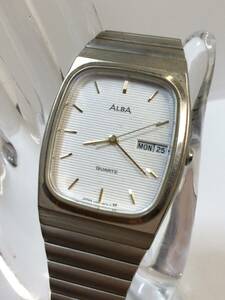 【ALBA】クオーツ腕時計　中古品　稼動品　電池交換済　6-75 sh