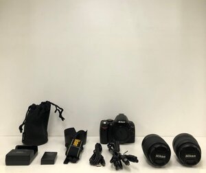 Nikon ニコン 一眼レフカメラ D40 AF-S DX NIKKOR ED 55-200mm 1:4-5.6G ED 18-55mm 1:3.5-5.6GⅡ 241111SK060215