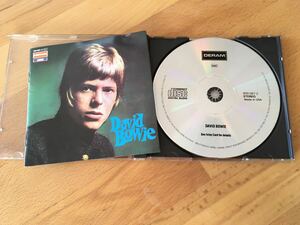 (西独盤／全面アルミ蒸着)David Bowie(Made in West Germany)西ドイツ／Full Silver(Deram : 800 087-2 /London Records : 800 087-2)