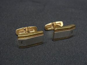 YVESSAINTLAURENT イヴサンローラン ヴィンテージ カフス カフリンクス カフスボタン アクセサリー メンズ ゴールド系 DF3399