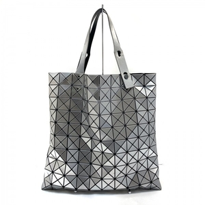 バオバオイッセイミヤケ BAOBAO ISSEYMIYAKE トートバッグ BB53-AG043 - シルバー バッグ