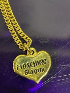 モスキーノ　Moschino　BIJOUX　ハート　ネックレス　ペンダント D1983