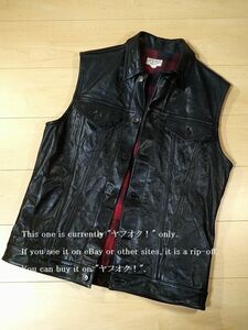 WESTRIDE ウエストライド ベスト DEAN VEST LEATHER レザー ディーンベスト ブラック WEST RIDE 42