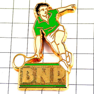 ピンバッジ・テニス選手ＢＮＰ銀行スポンサー全仏オープンテニス大会/BNPパリバ銀行◆フランス限定ピンズ