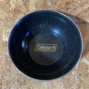 Coleman エナメル ボウル ブラック 限定色 コールマン