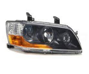 ミツビシ 純正 ランサー ランエボ 8 ヘッドライト ヘッドランプ 右 Lancer EVO8 LAMP UNIT HEADLIGHT RH Mitsubishi 三菱 未使用 Genuine