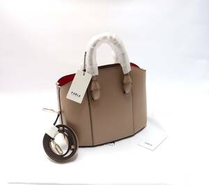 定価88,000円 新品 FURLA フルラ MIASTELLA M ミアステラ 2way ショルダー バッグ グレージュ ベージュ