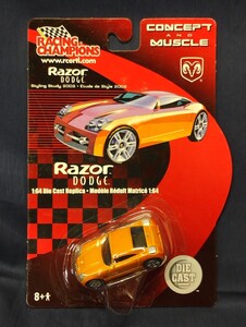 レーシングチャンピオンズ 1/64 02年型 ダッジ レーザー コンセプトカー Racing Champions Dodge Razor Concept