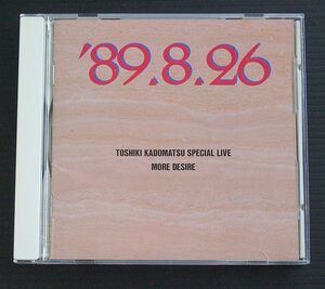 CD 美品 角松敏生「TOSHIKI KADOMATSU SPECIAL LIVE 