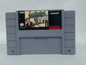 ★送料無料★北米版★ スーファミ ゾンビーズ ZOMBIES ATE MY NEIGHBORS SNES