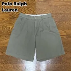 Polo Ralph Lauren 2タックチノショーツ オリーブ系 30
