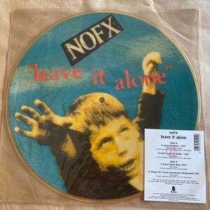 NOFX leave it alone 10inch Picture Vinyl 1995 Made In Italy