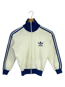 adidas◆80s/トラックジャケット/XS/コットン/WHT//