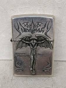 ii630● 【希少】ZIPPO/ジッポー DEVILMAN/デビルマン 永井豪 ダイナミックプロ 銀色 ライター 喫煙具/60