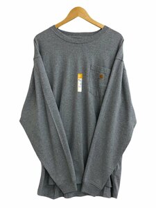Carhartt (カーハート) Workwear LS Pocket T-Shirt ロンT 長袖Tシャツ K126 グレー HEATHER GRAY XL メンズ/004