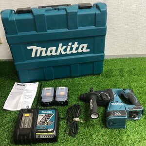 【中古品】『7-818』makita 24mm 充電式ハンマドリルHR244 D ケース　充電器　バッテリー付き