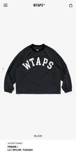 新品 WTAPS 24AW FINDER / LS / NYLON. TUSSAH BLACK Mサイズ 02 MEDIUM 2 ダブルタップス ブラック 黒