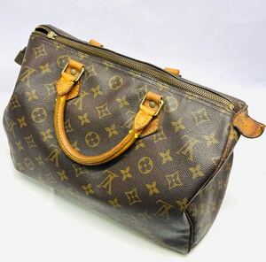 ◇1円 ★ LOUIS VUITTON ルイヴィトン モノグラム スピーディ30 ミニボストンバッグ ハンドバッグ 【ファスナージャンク】