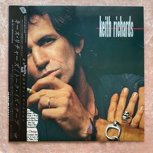 【レア帯付国内盤】Keith Richards / TALK IS CHEAP 1988年 貴重アナログ盤 VJL-28056 The Rolling Stones キース・リチャーズ