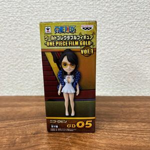 【未開封】ワンピース ワールドコレクタブルフィギュア ONE PIECE FILM GOLD vol.1 ニコ・ロビン 【ワーコレ/WCF/ONEPIECE】　箱痛みあり