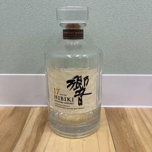 #3132 SUNTORY/サントリー/響　17年/ウイスキー/空ボトル/空ビン/中古品/コルク付