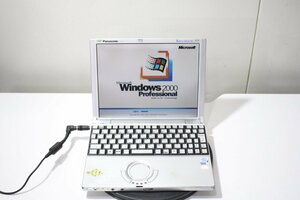 【PK41】windows 2000搭載 panasonic パナソニック CF-R1NCA2S 部品取り・修理ベース用　ジャンク　