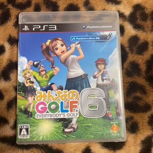 PS3 みんなのGOLF 6 箱説付き　起動確認済み　同梱発送歓迎です。