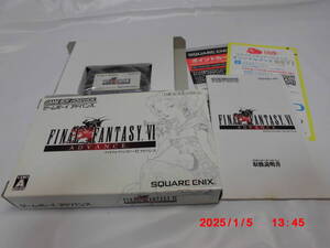 GBAROMカセット　箱説有り　ファイナルファンタジーⅥアドバンス FINAL FANTASY Ⅵ ADVANCE　　　送料　710円～ 