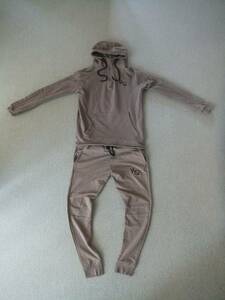 美品 本物 正規 VANQUISH FITNESS TAPERED SWEATPANTS ECLIPSE PULLOVER HOODIE KHAKI スウェットパンツ パーカー セットアップ カーキ S M