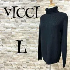 【ビッチ /VICCI】　ニット　セーター　タートル　丈長め　大きめ