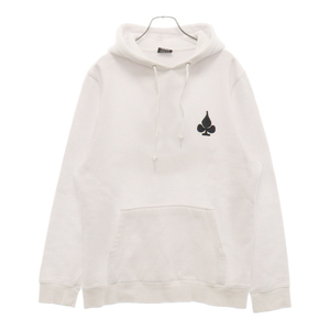 STUSSY ステューシー Spade Hoodie スペード刺繍 プルオーバースウェットパーカー フーディー ホワイト