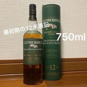 グレンモーレンジ　最初期の12年表記のもの　マディラウッド フィニッシュ 筒箱付　GLENMORANGIE MADEIRA WOOD FINISH 