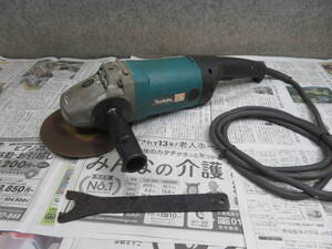 （Mo-100）Makita　180ｍｍ大型ディスクグラインダー9027L　建設作業　