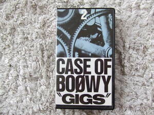 BOOWY*ボウイ*CASE OF BOOWY GIGS*2*VHS*