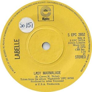 英7 Labelle Lady Marmalade SEPC2852 Epic /00080