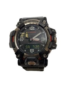 CASIO◆ソーラー腕時計_G-SHOCK/デジアナ/-/BLK/KHK