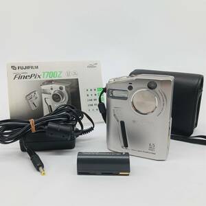 【ジャンク】FUJIFILM 富士フイルム コンパクト デジタルカメラ FINEPIX 1700Z デジカメ コンデジ シルバー 起動確認済 中古