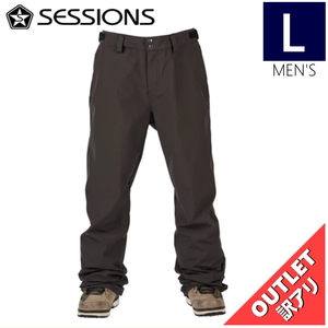 【OUTLET】 SESSIONS FOCUS PNT カラー:BLACK Lサイズ メンズ スノーボード スキー ウェア パンツ PANT アウトレット