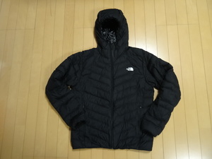 ノースフェイス XXL サンダー フーディー NY81401 ダウン ジャケット マイクロ インナー パーカー 薄手 ブラック 黒 K THE NORTH FACE XL