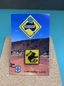 【コアラ 標識】 ピンバッジ ピンズ ピンバッチ オーストラリア ROADSIGN AUSTRALIA KOALAS