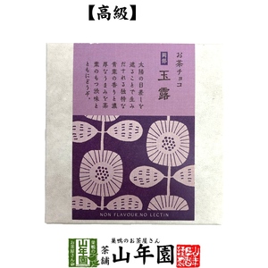 お茶請け おやつ お茶チョコ 岡部 玉露 2枚入り