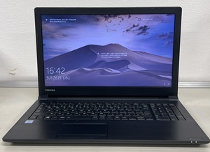 中古ノートパソコン★Windows10★toshibs Core i5-7300U/@2.71GHz/4GB/HDD 500GB/15インチ以上★